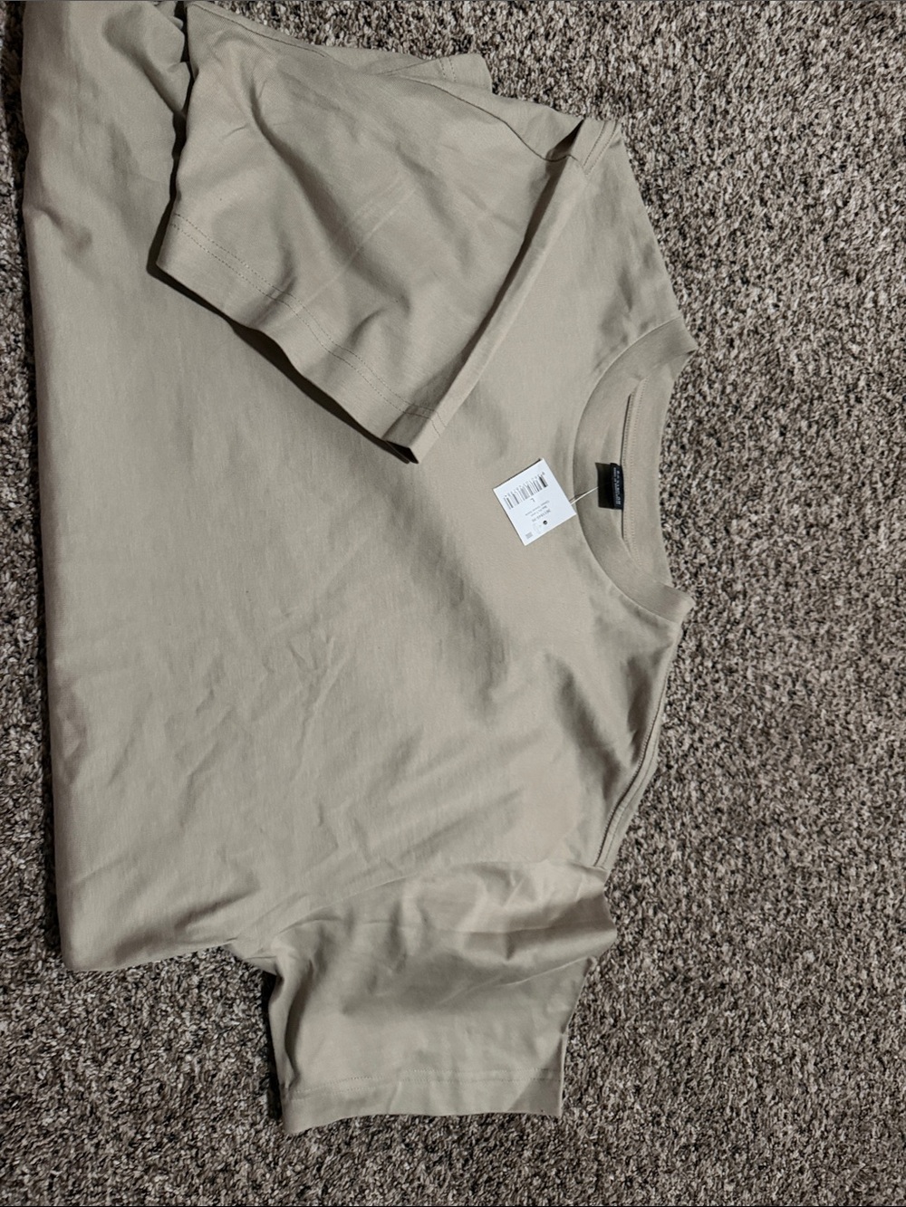 Cotton On Men's Short Sleeve Crew Tee - Beige